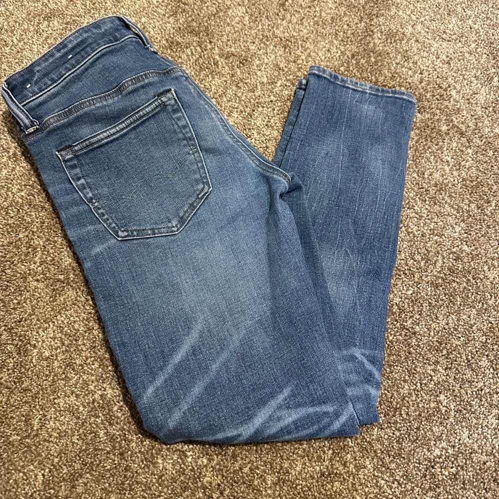 American Eagle Outfitters Airflex+ Dark Blue skinny Jeans